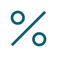 percent_240dp_0D5F73_FILL0_wght300_GRAD0_opsz48